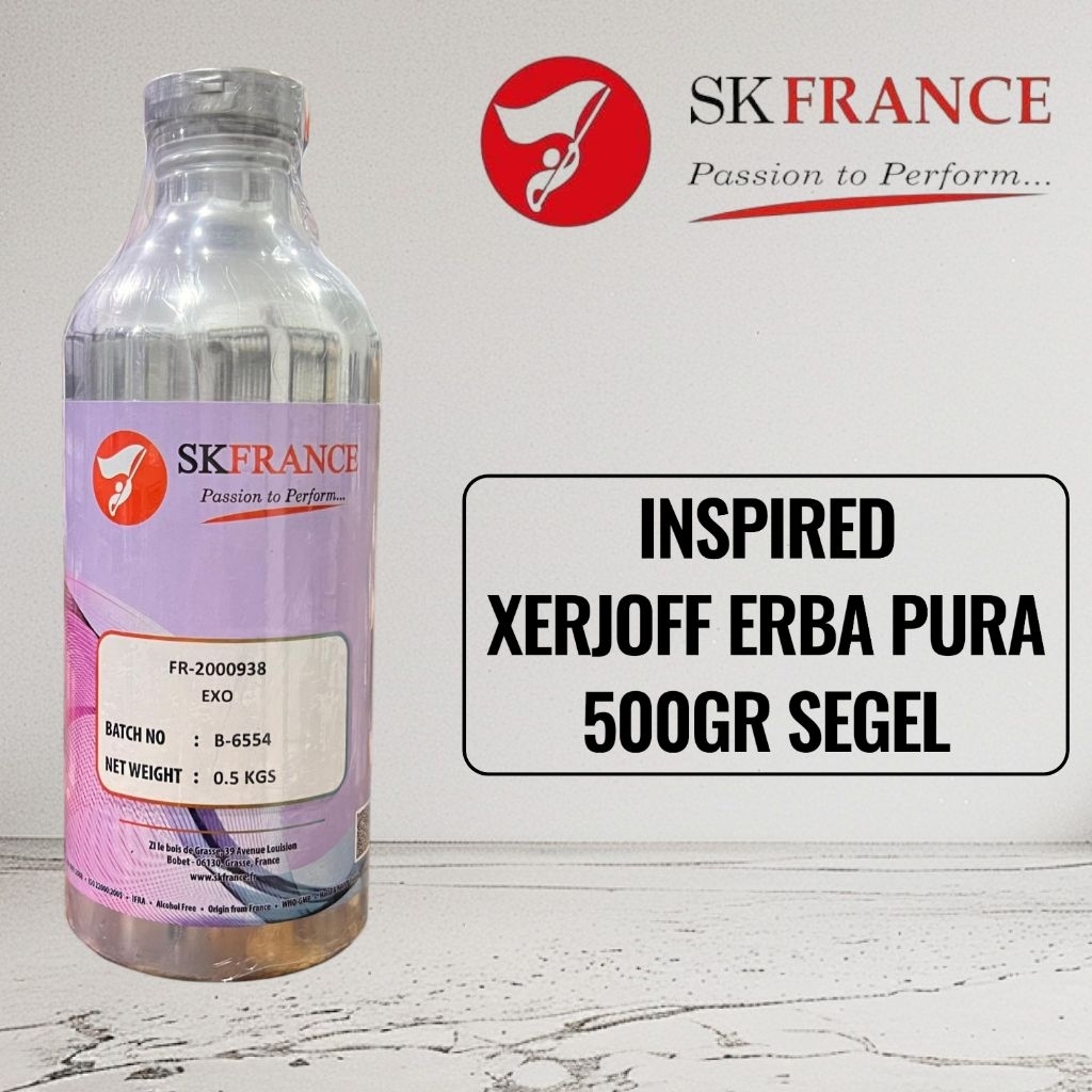 EXO BIBIT PARFUME XERJOFF ERBA PURA BY SK FRANCE SEGEL 500GR