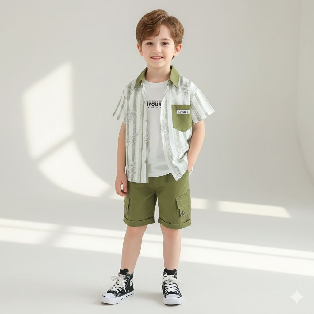 PAKAIAN ANAK LAKI-LAKI 1-5THN 3IN1 SETELAN ANAK COWO BAJU ANAK LAKI-LAKI IMPORT SETELAN JAS ANAK IMP