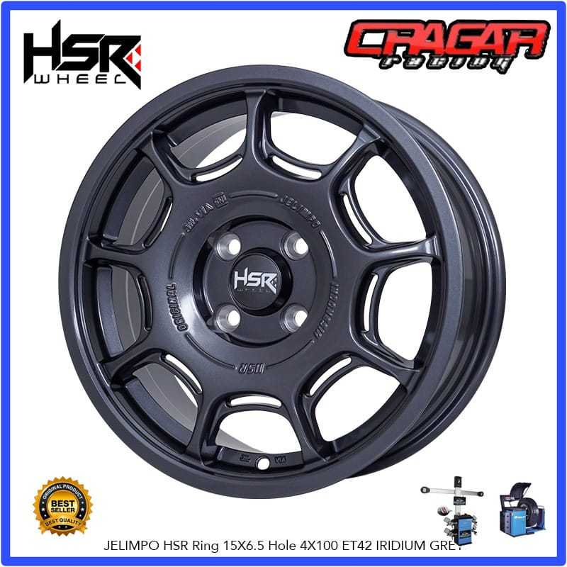 Velg Murah R15 Lubang 4 Untuk Brio Picanto Ignis Sirion Datsun Dll - Hsr Jelimpo R15 Lubang 4