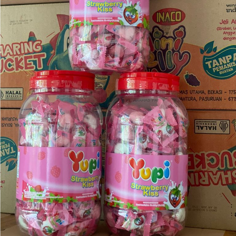 Permen Yupi 1 Karton - Permen Yupi Love 1 Dus - Yupi Toples