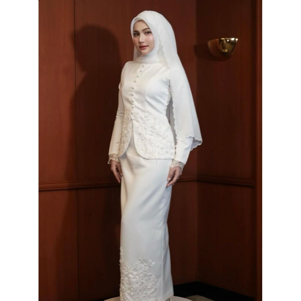 gaun pengantin Malaysia Melayu gaun akad gaun walimah wedding dress