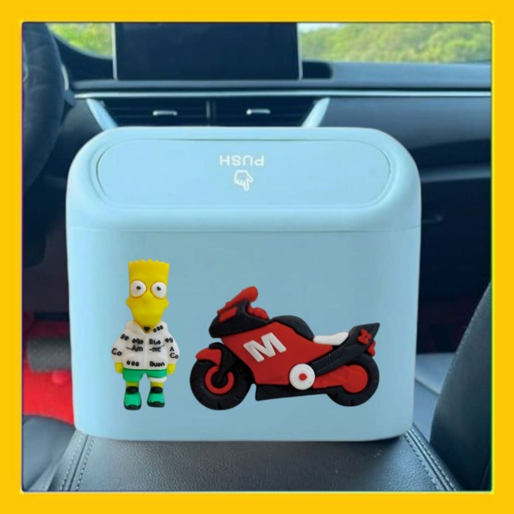 TONG SAMPAH MOBIL KARAKTER BART SIMPSON RACING