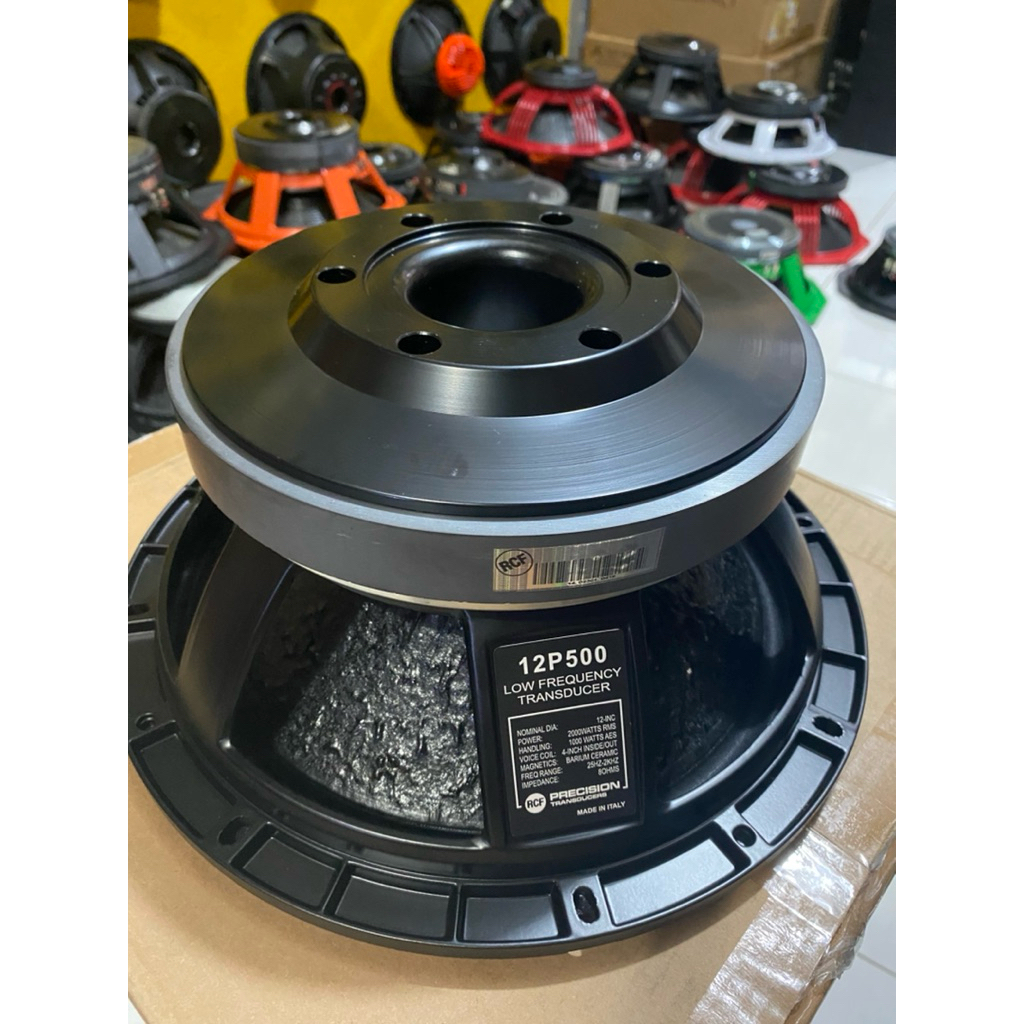 Speaker RCF 12P500 SUBWOOFER Kulit Jeruk / RCF12P500 Original Grade A+