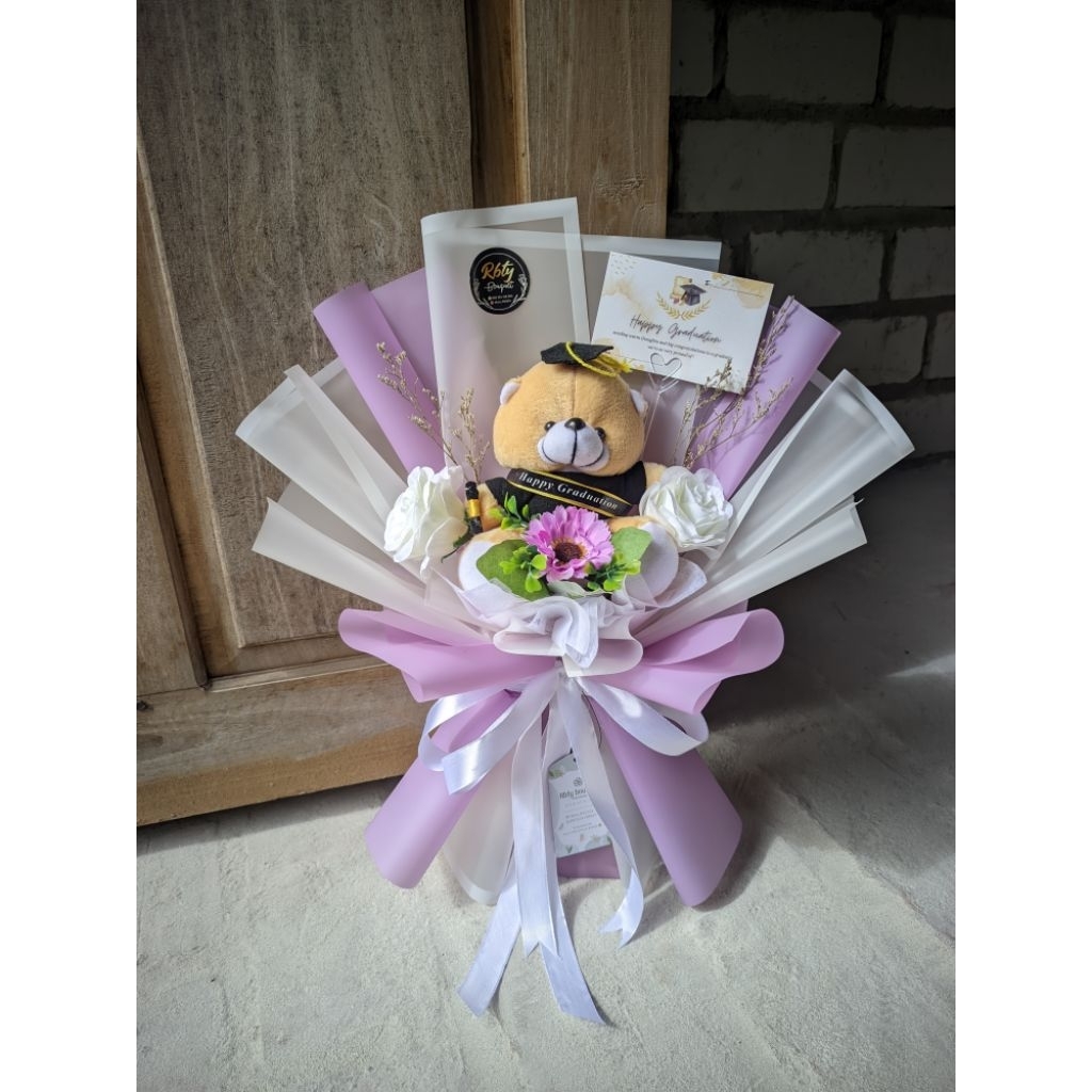 buket wisuda free kartu ucapan