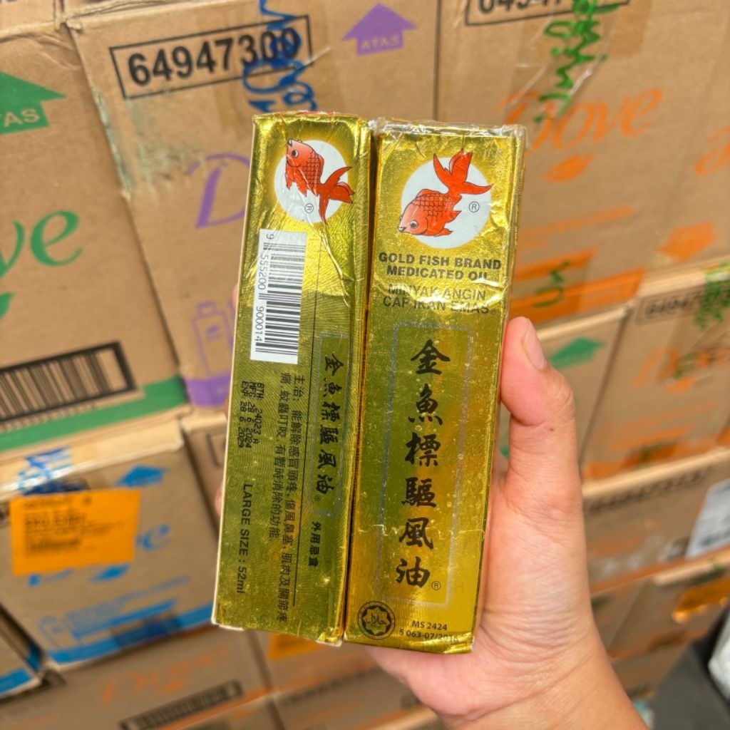 Minyak Angin Cap Ikan Mas ORIGINAL Malaysia