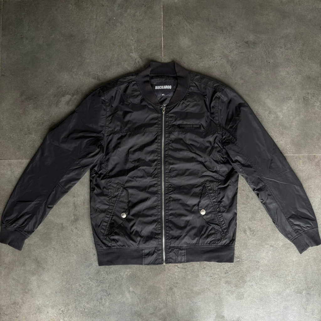 Buckaroo Black Bomber Jacket Man