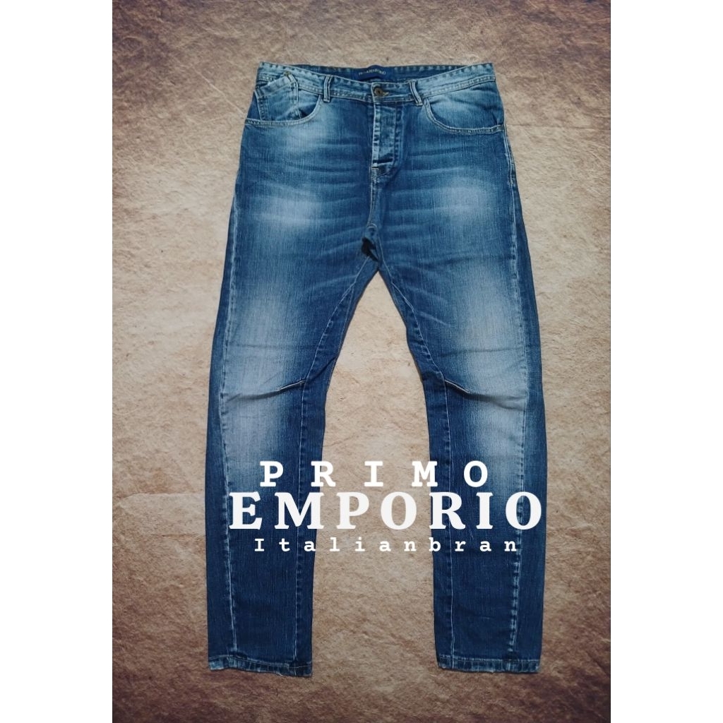 Jeans pria keren PRIMO EMPORIO fit standar bekas pakai