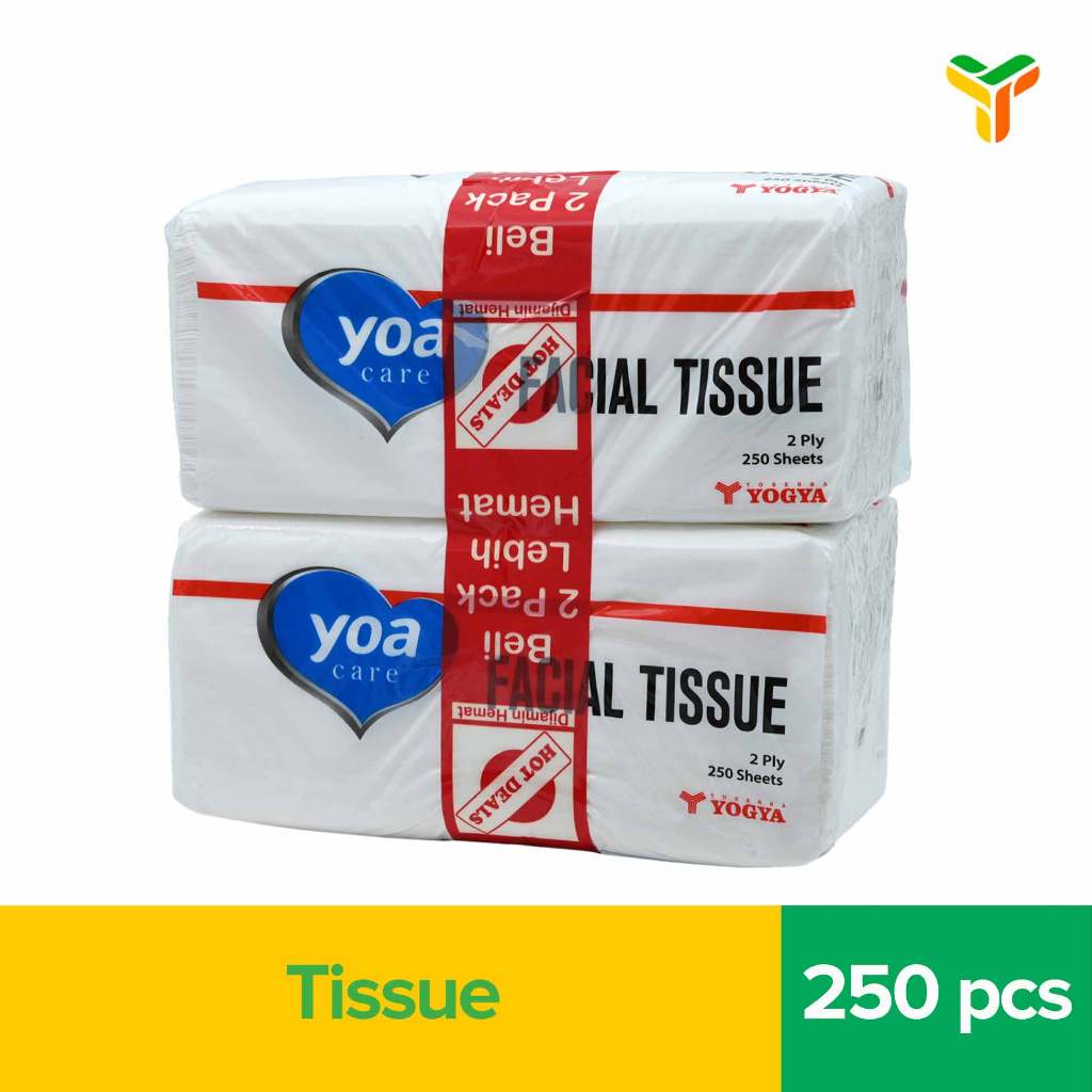 Yoa Facial Tissue 250S Banded
