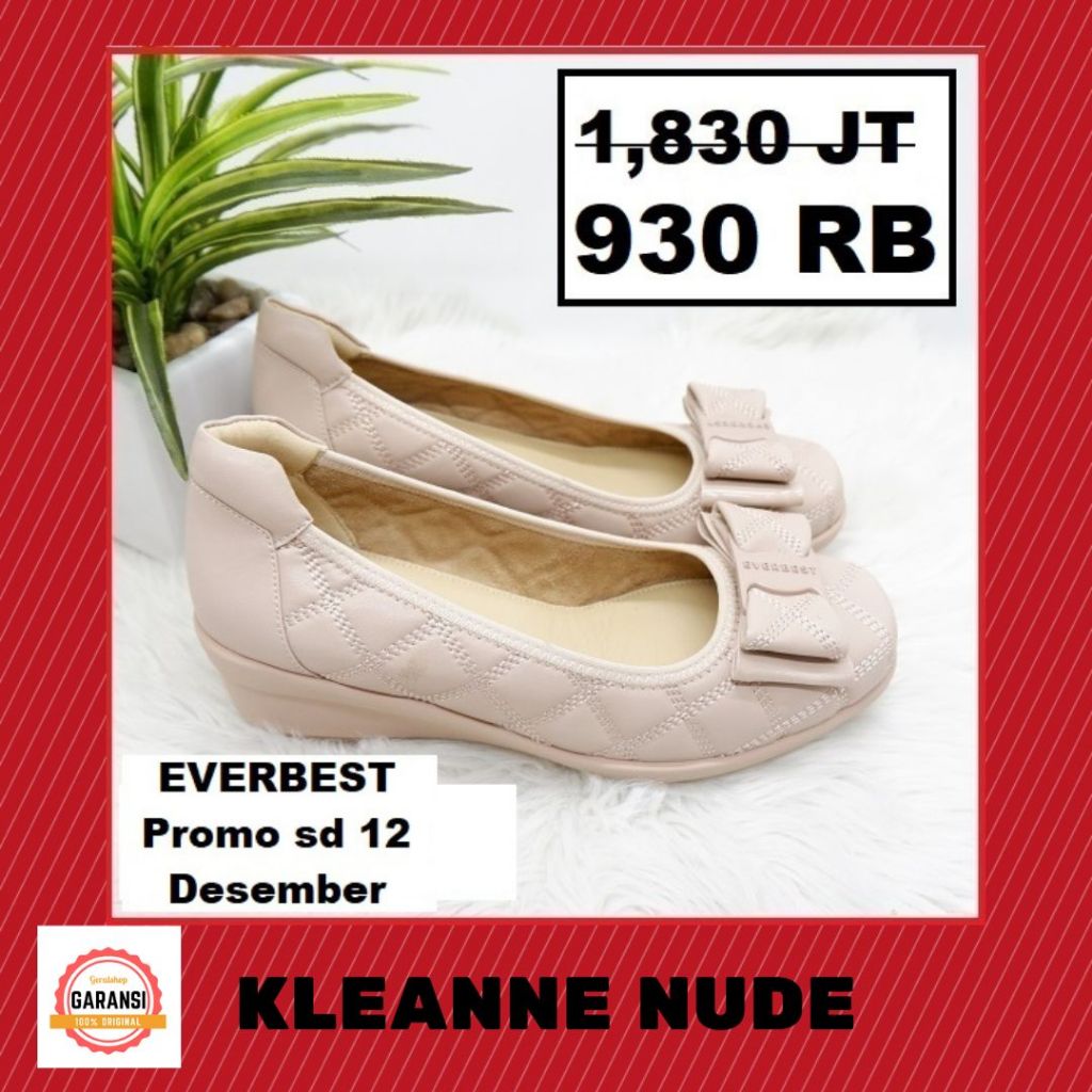 Sepatu wedges Wanita EVERBEST seri KLEANNE 100% ORIGINAL SALE