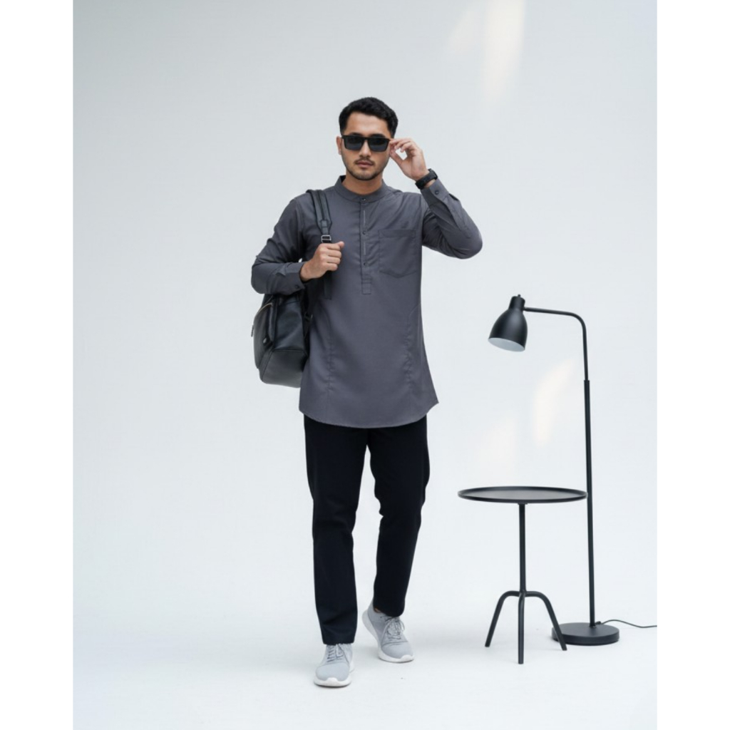 Kemko Fahrie Mosped Kemeja Koko Kemko baju muslim pria terbaru Anti Robek