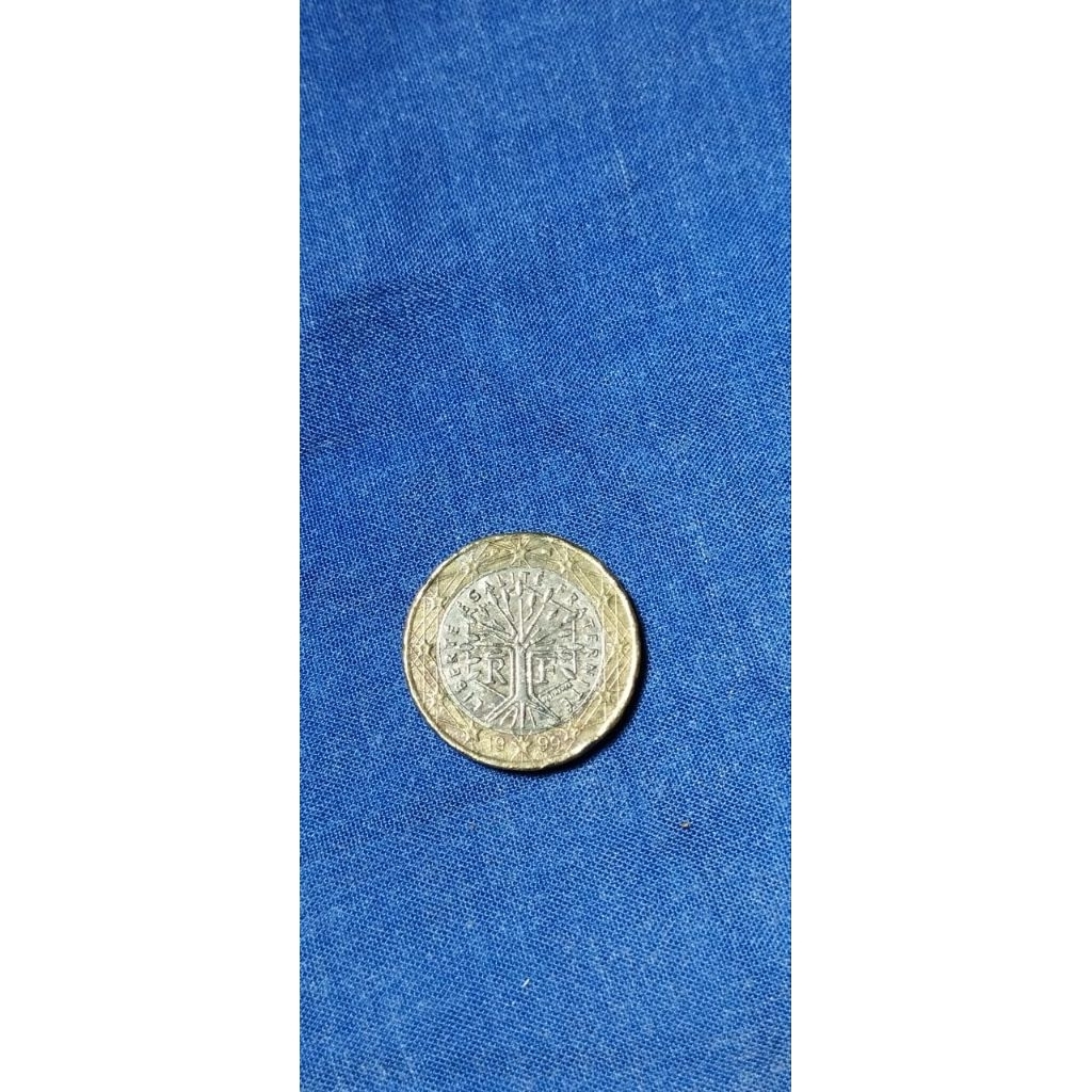 KOIN 1 EURO PRANCIS TAHUN 1999