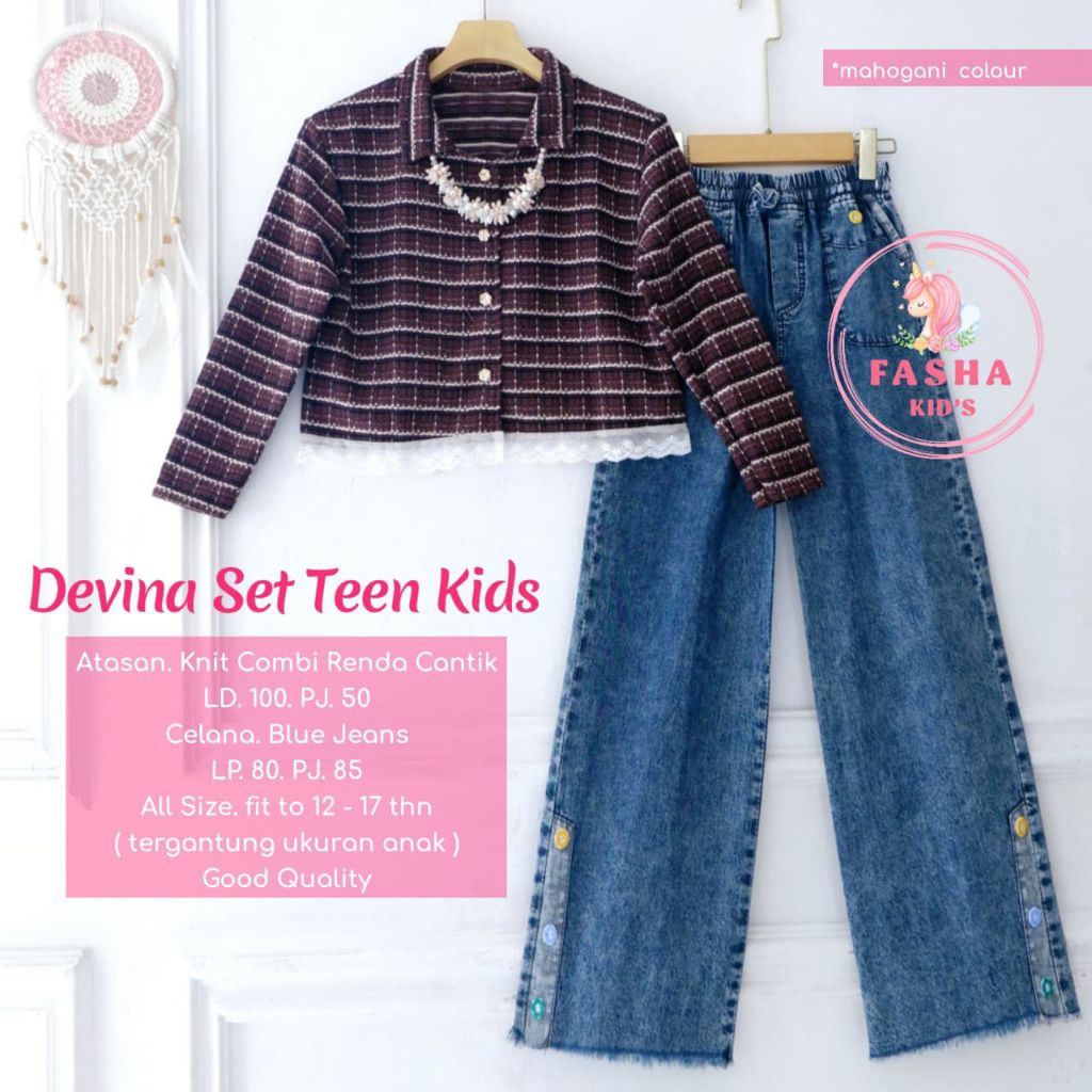 Devina Set Teen // Rena Set Teen By Fasha Kids