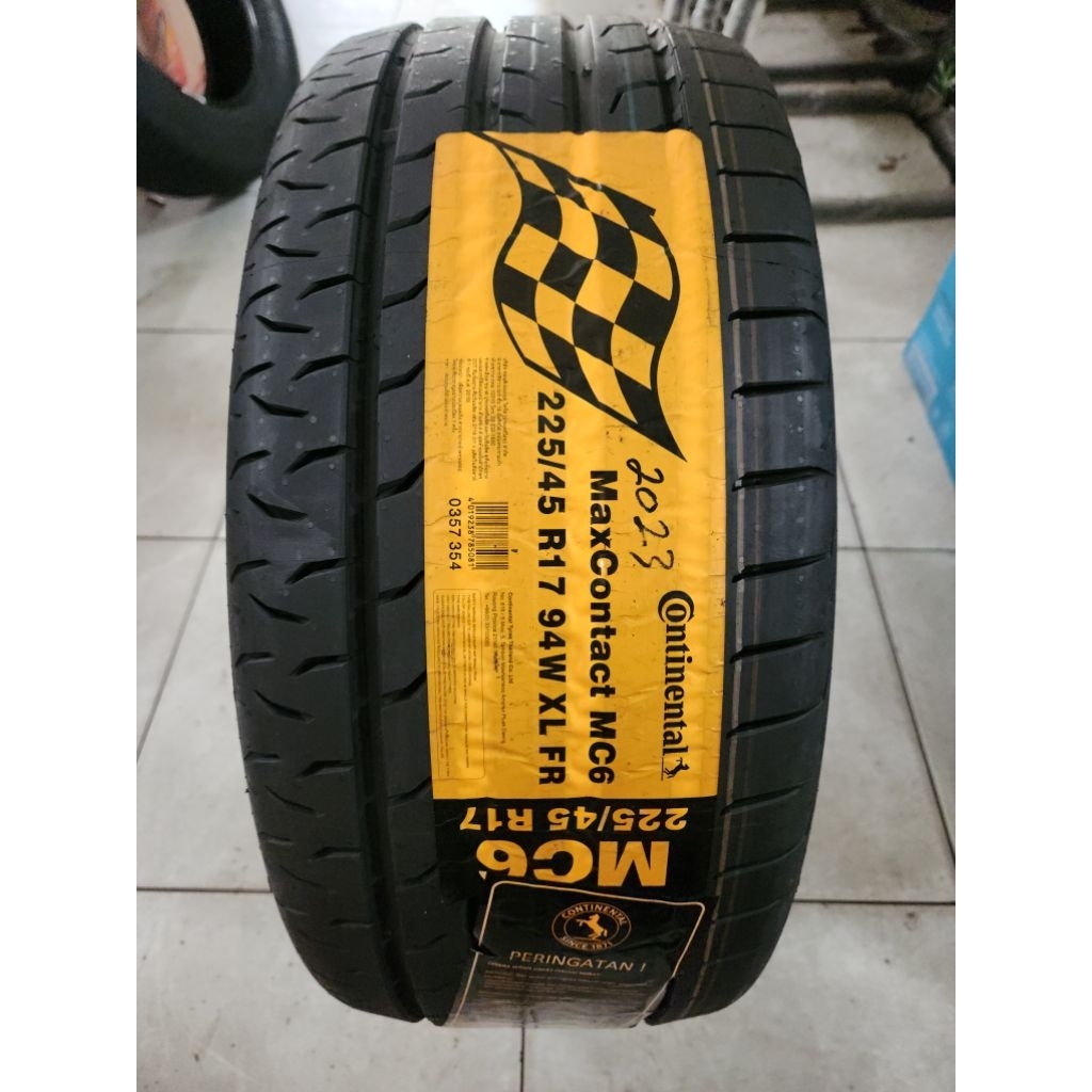 Ban Continental Max Contact MC6 225/45/R17 94W XL Tubeles