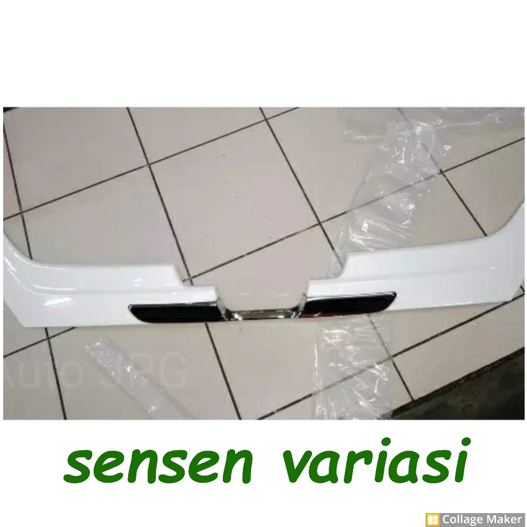 Ducktail Honda BRIO RS Original Putih Metalic