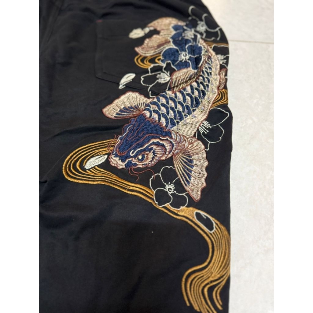 celana jogger pants sukajan koi