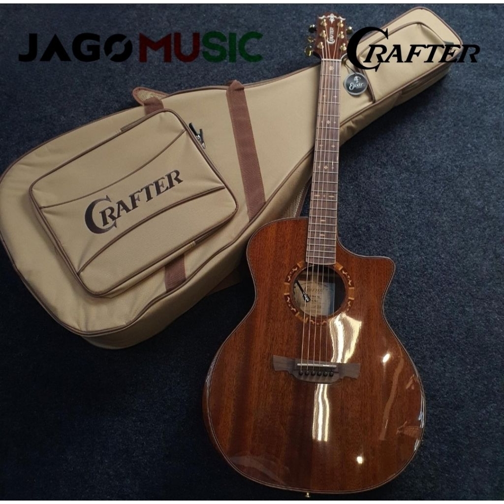 Gitar Akustik Elektrik CRAFTER VL G-15E Pro Guitar Crafter VLG 15CE Pro