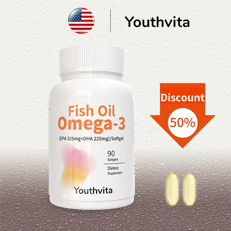 Omega 3 Fish Oil 1000mg, dha epa, 90 Softgels