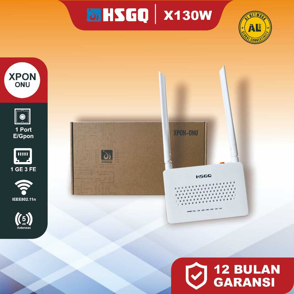 HSGQ X-130W ONU XPON murah