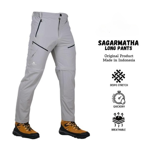 Eiger - Celana Gunung Panjang Sambung Convertible Outdoor Quick Dry Stretch Olahraga Pakaian Sport