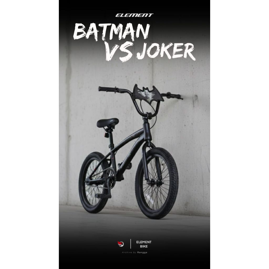 Sepeda Element BMX 20" Batman vs Joker 3.0/Sepeda Element BMX 20" Batman Arkham 2.3