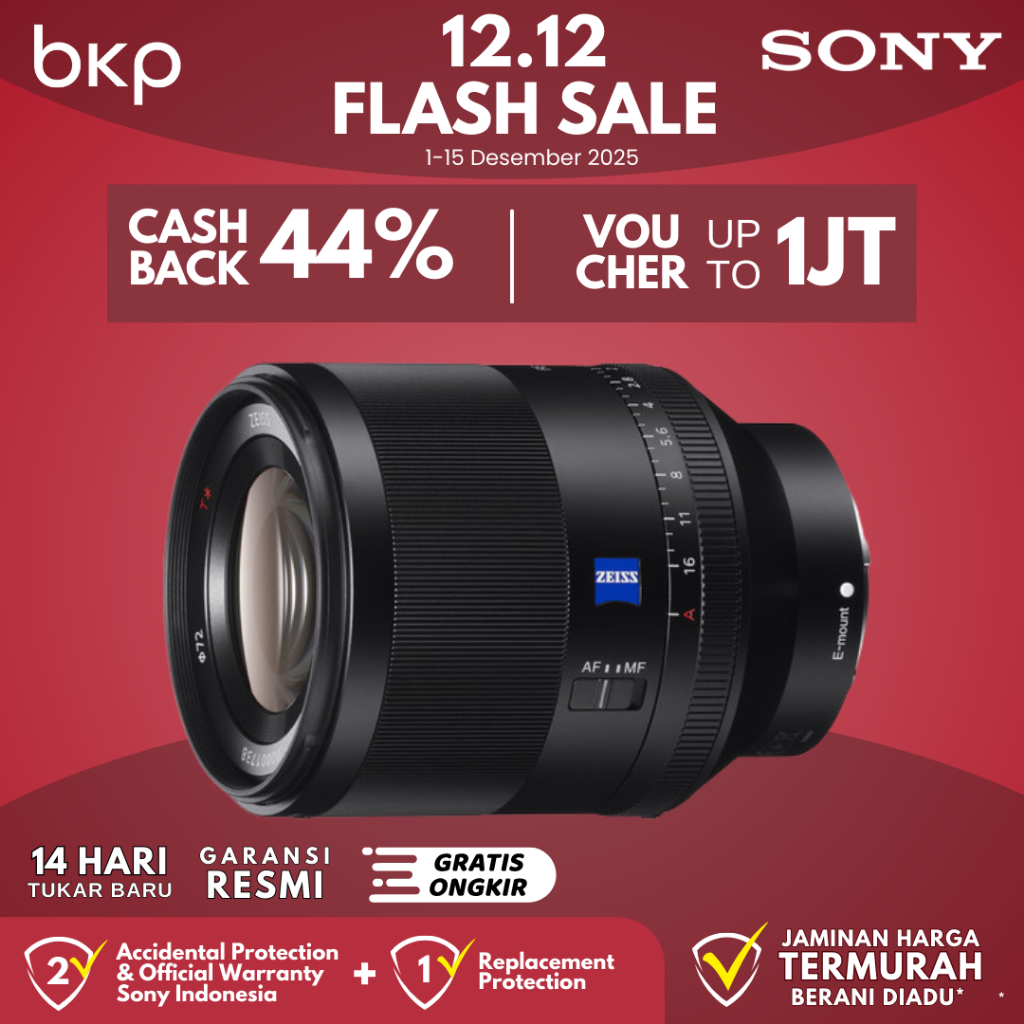 Sony FE 50mm F1.4 ZA Planar T* Zeiss