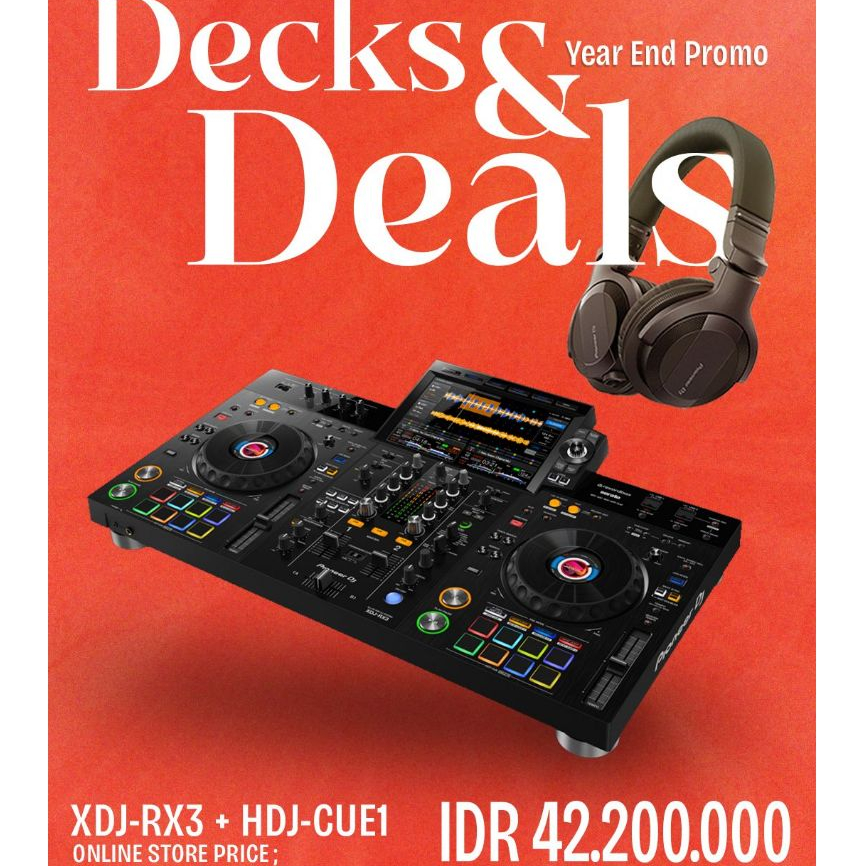 Pioneer DJ XDJ-RX3 XDJRX3 XDJ RX3 DJ Controller 2 Chanel Profesional DJ System Serato DJ Rekordbox