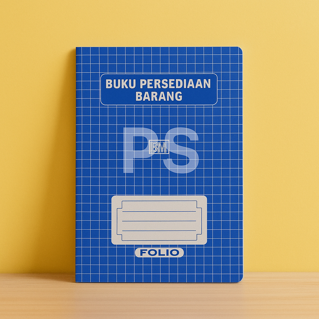 Buku Persediaan Barang BM Ukuran Folio – Buku Stok Barang / Inventory Book