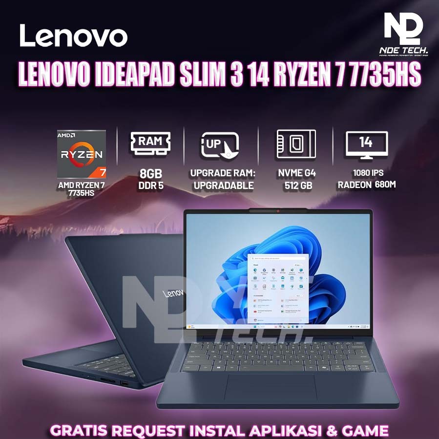 LENOVO IDEAPAD SLIM 3 14 RYZEN 7 7735HS