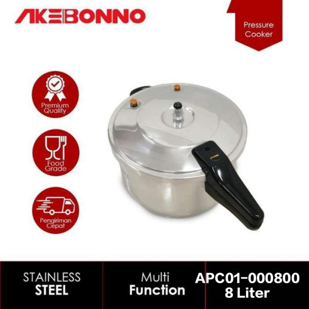 AKEBONNO PANCI PRESTO 8L APC01 000800 PRESSURE COOKER