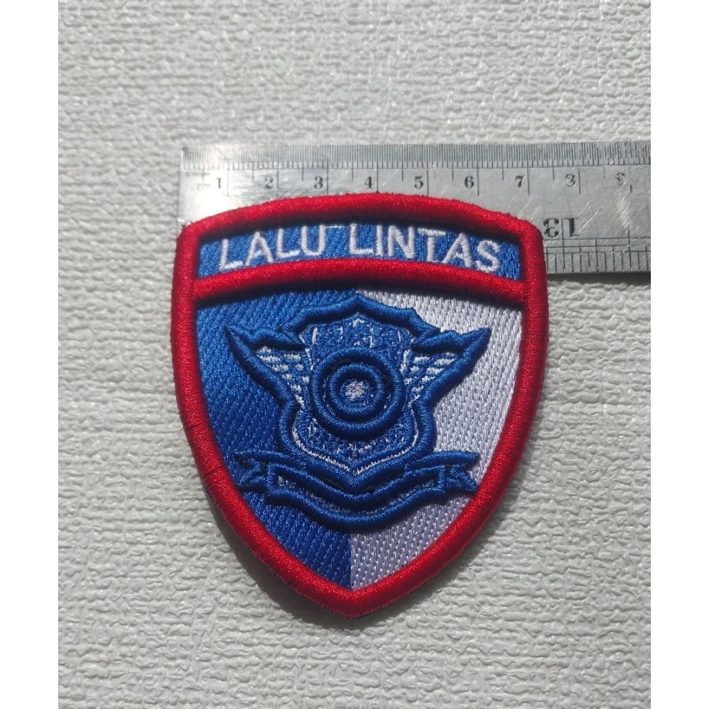 LOGO LALU LINTAS POLRI TIMBUL 3D