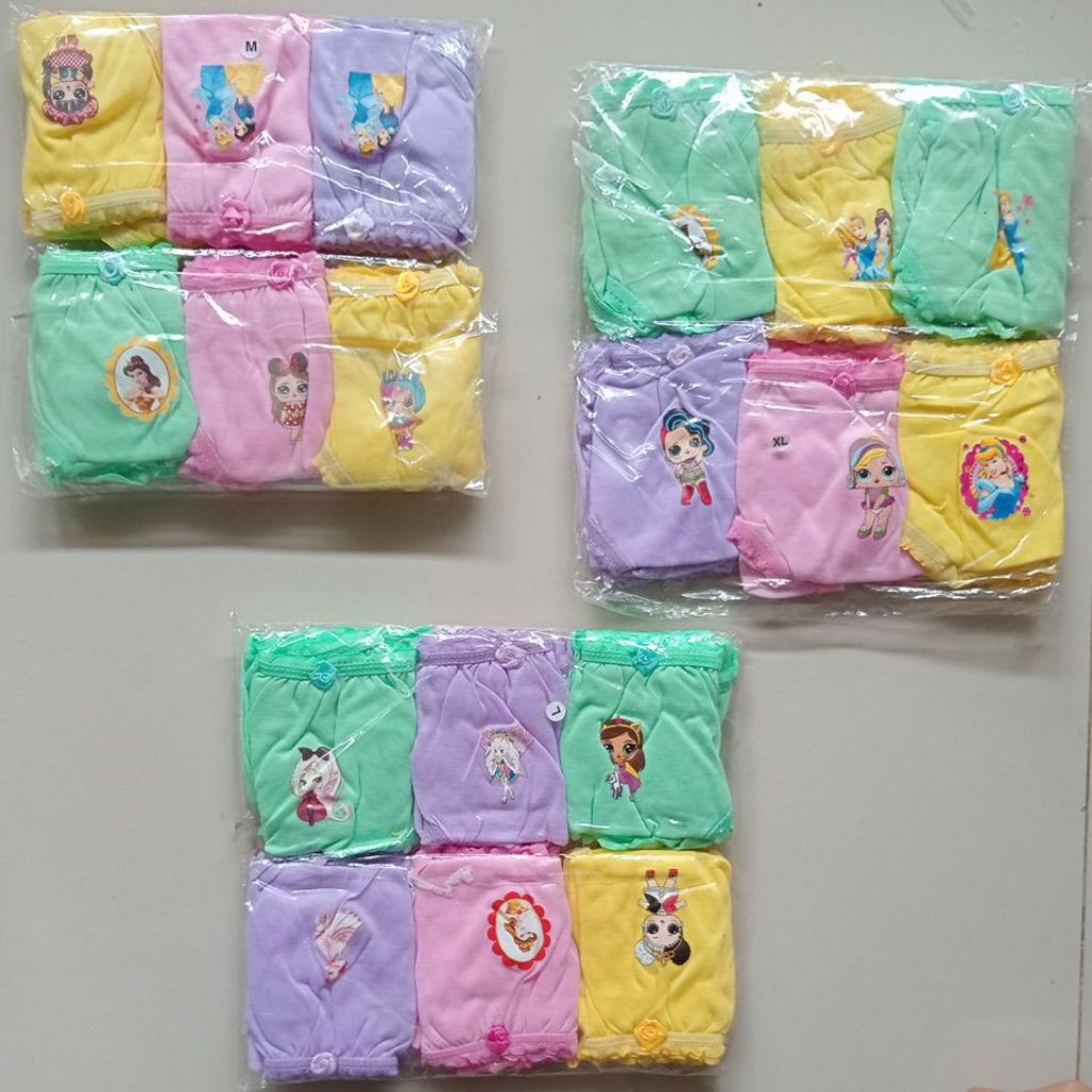 (GROSIR 12 pcs)Celana Dalam JOJO/Celana Dalam Anak/Celana Dalam karakter