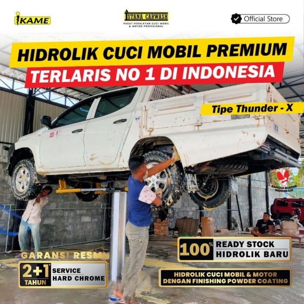 Hidrolik Cuci Mobil Premium Thunder-X Ikame