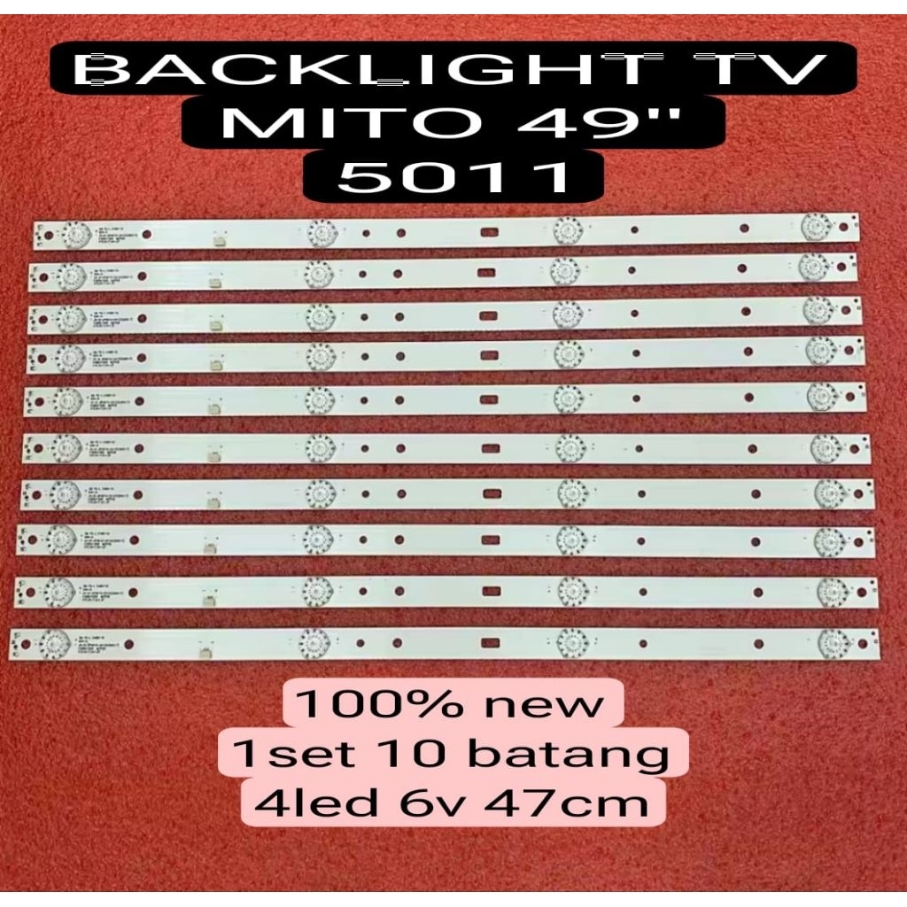 LAMPU LED BACKLIGHT BL TV MITO  CURVE 49" 5011