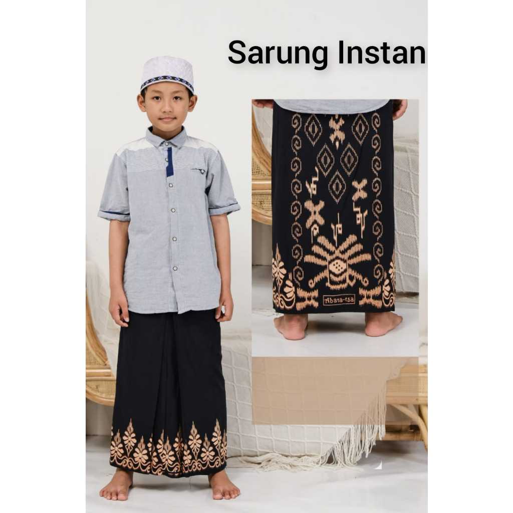 SARUNG ANAK INSTAN SARUNG BATIK INSTAN ANAK RAYON