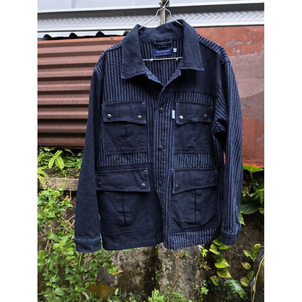Chore jacket wabash x denim waffle by BLUECHAMBER