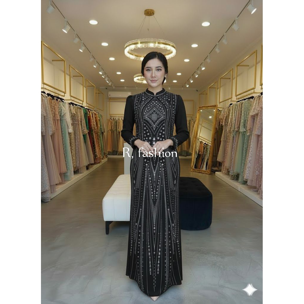 dres,gamis, kondangan terbaru gamis satin Velvet mix brukat mewah gamis pesta,baju lebaran