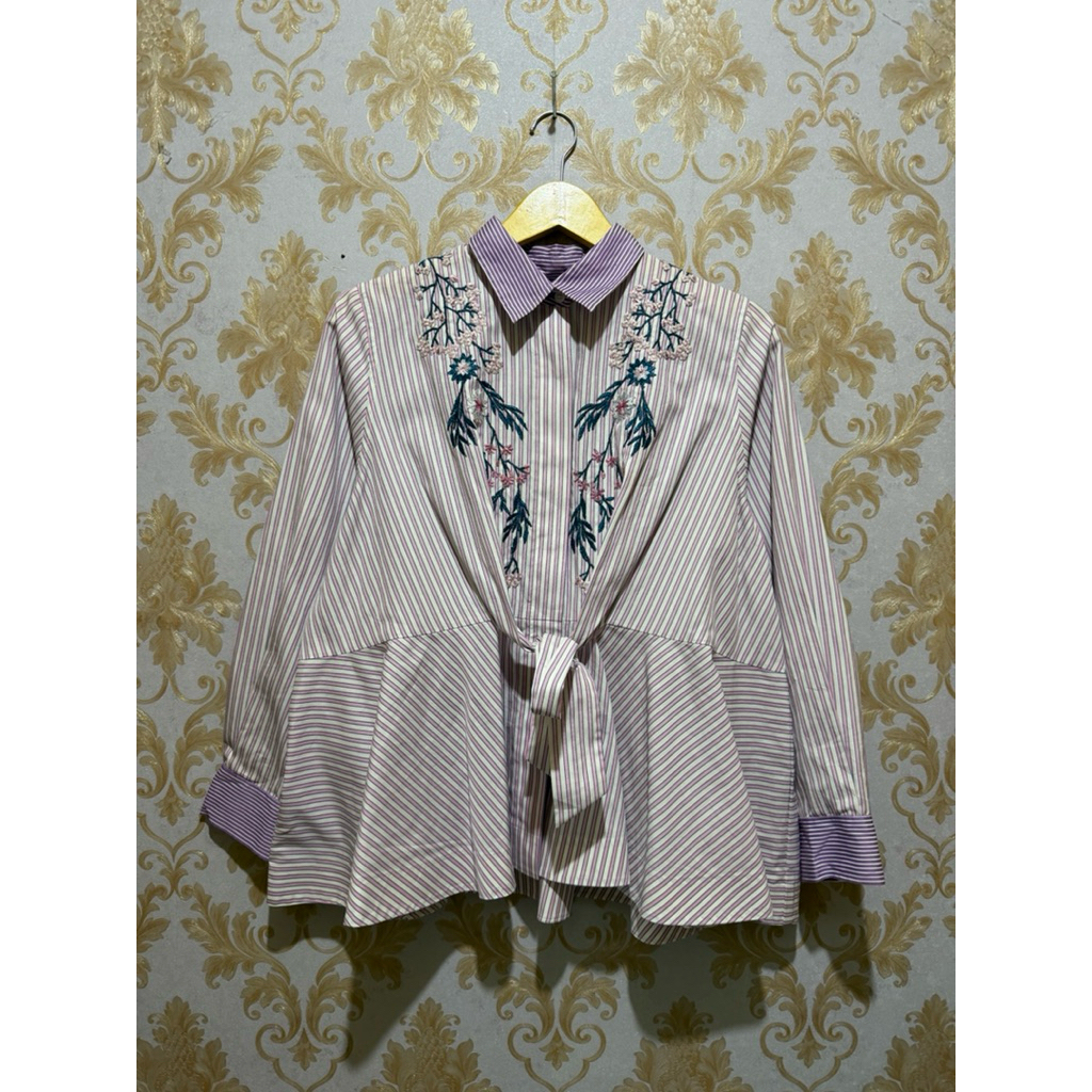 ARTKEA STRIPES - Embroidered Shirt Size M