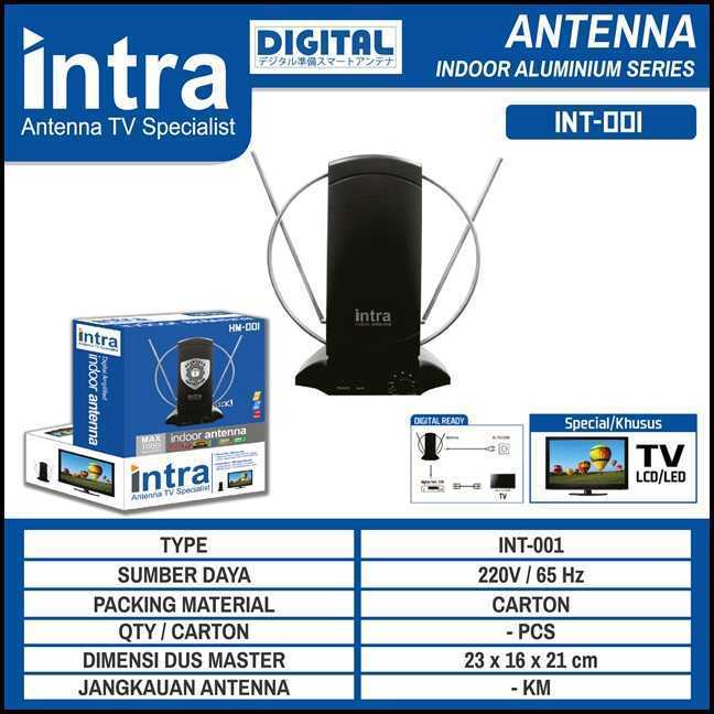 Antena Tv Indoor Digital INTRA INT-001