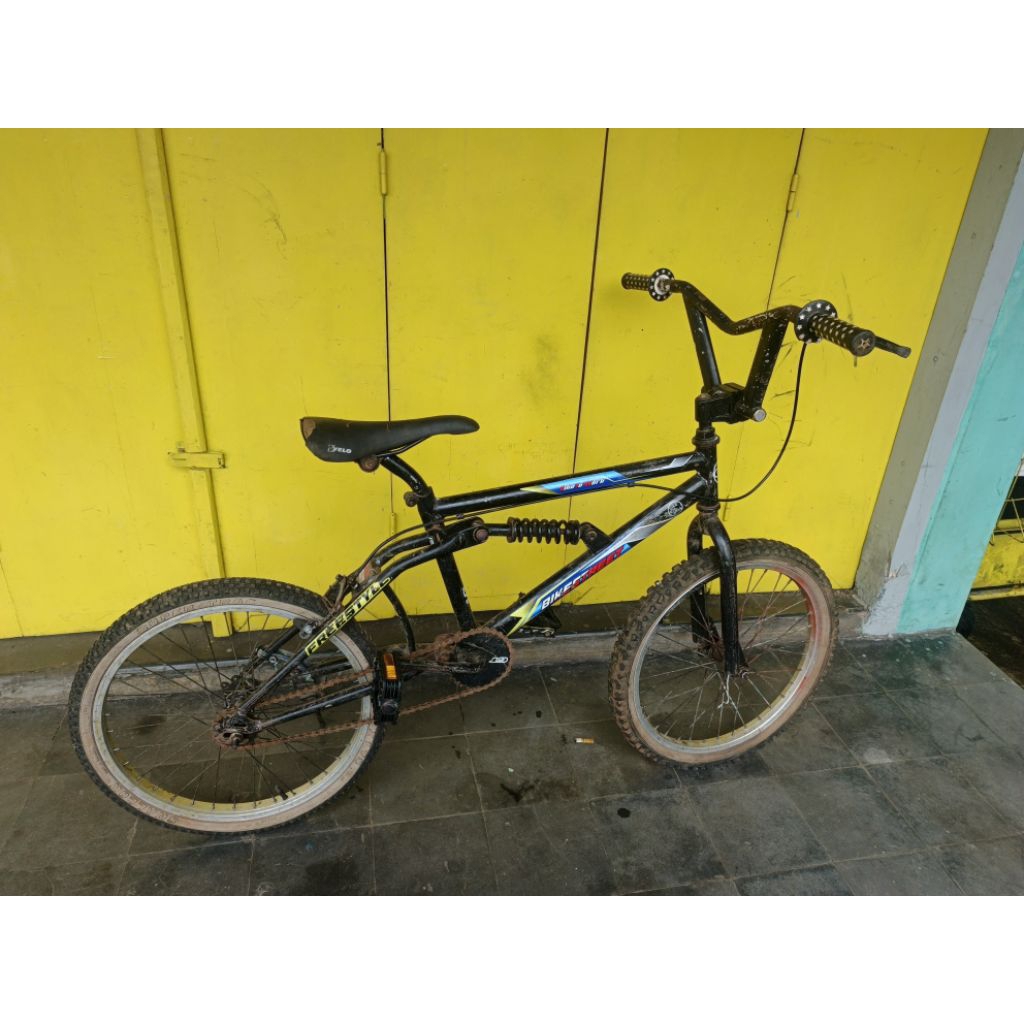 sepeda bmx 20 merk tiger antiq siap pakai