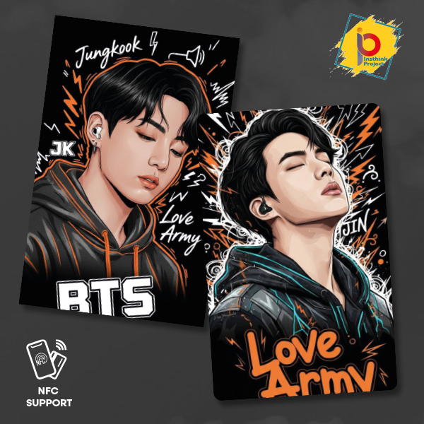 Emoney, Flazz Gen 2, Brizzi, TapCash, Kartu Custom E-Card Print UV BTS KPOP MURAH UNIK LUCU KEREN VI