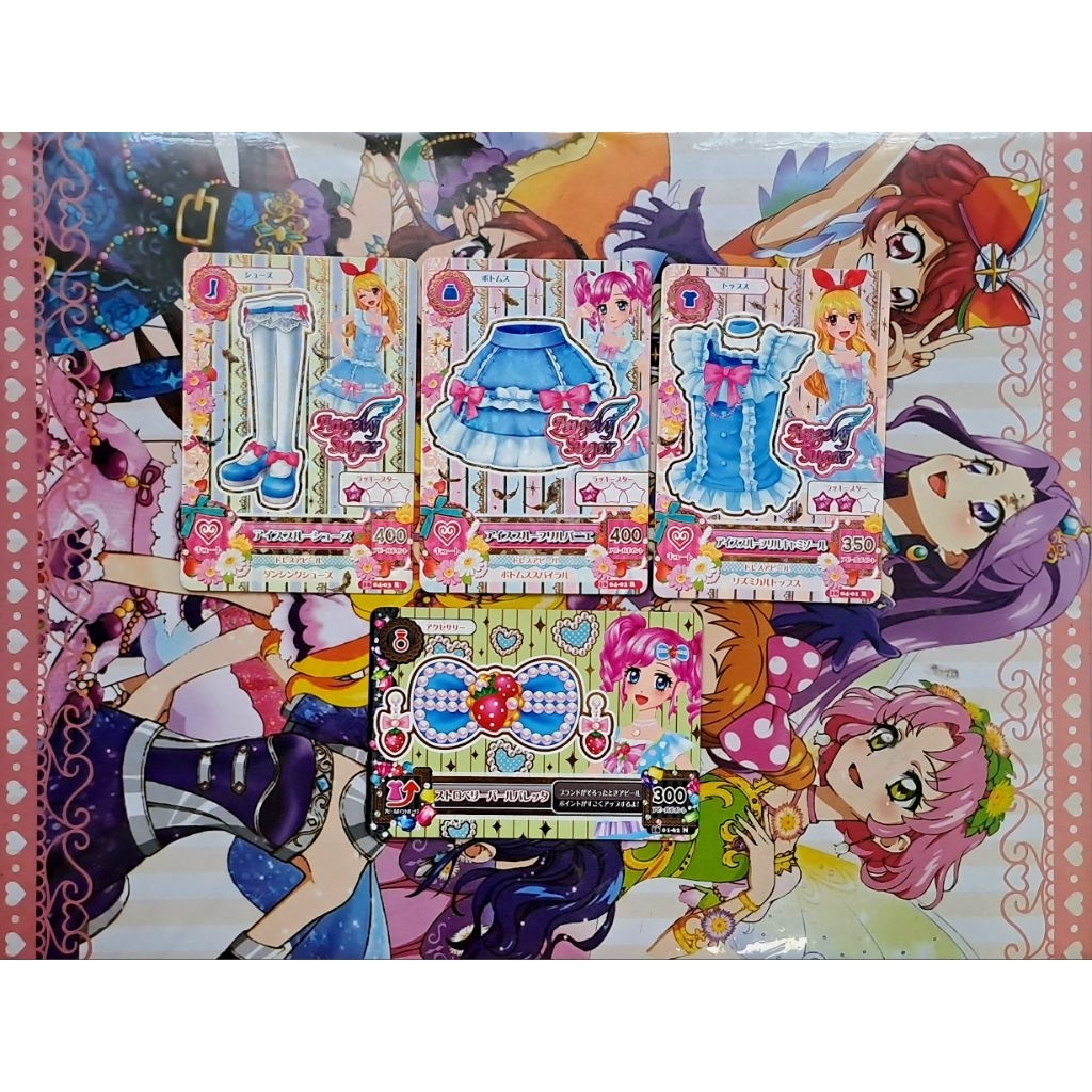 Kartu Aikatsu Cards Ichigo Hoshimiya Madoka Amahane Ice Blue Coord Asli Original Jepang Langka