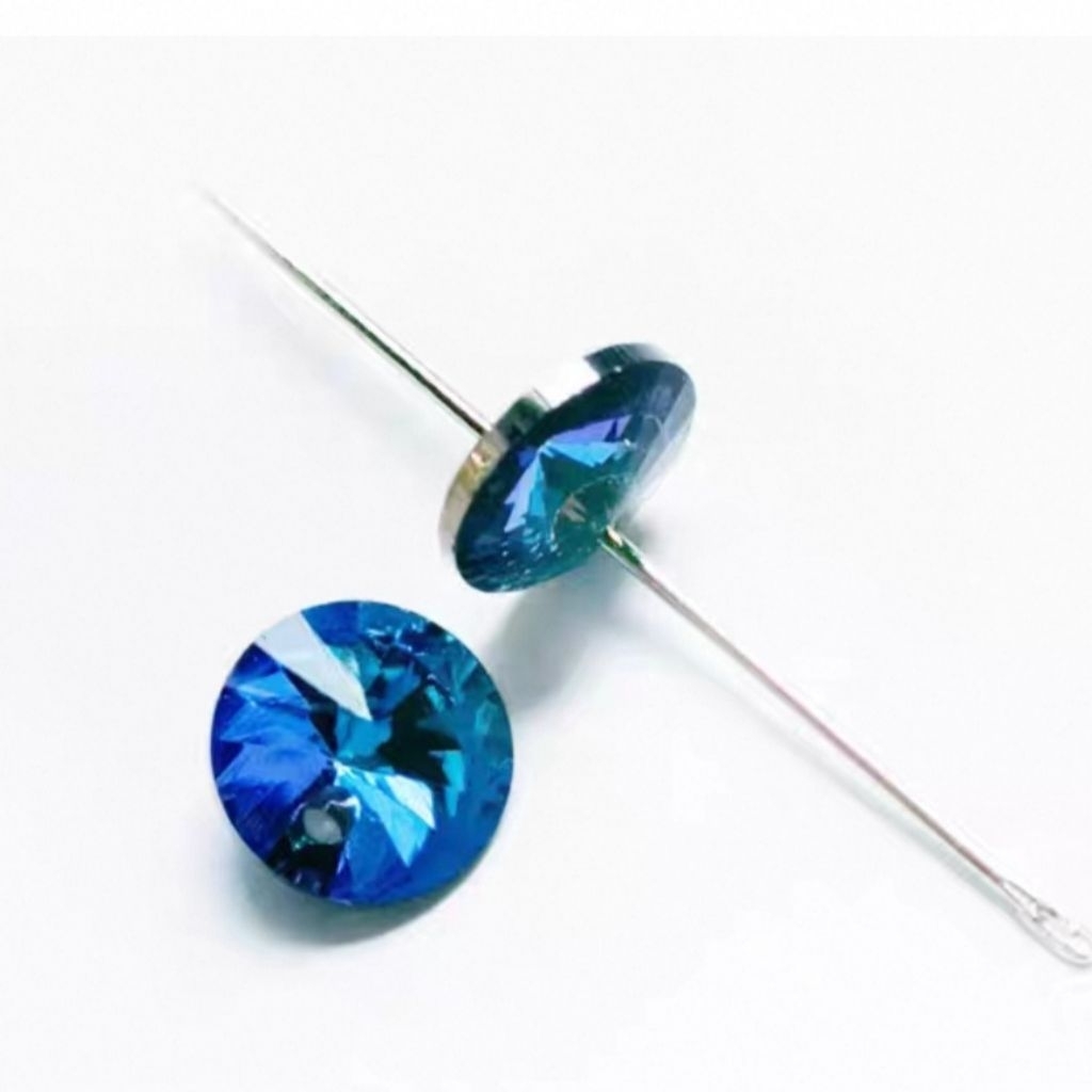 Ecer 20pcs Bulat Bandul 8mm A3 AAA ceko kristal warna warni crystal beads diy ronce monte mote swaro