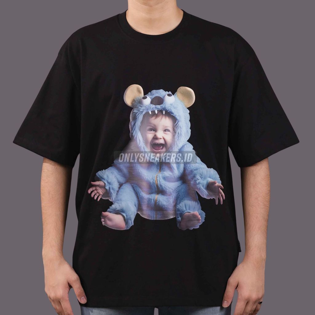 ADLV BABY FACE BABY MONSTER BLACK TEE