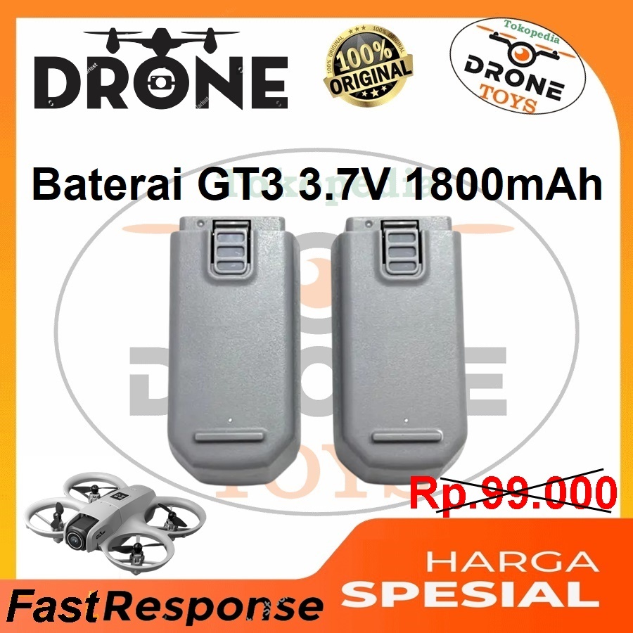 Baterai Drone 3.7V 1800mAh untuk GT3 Pro, I1 Pro, D15, D16