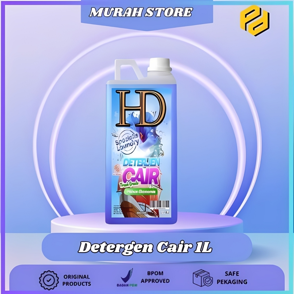 DETERGEN Laundry Premium 1 Liter, Deterjen cair laundry murah, Liquid Detergent Laundry