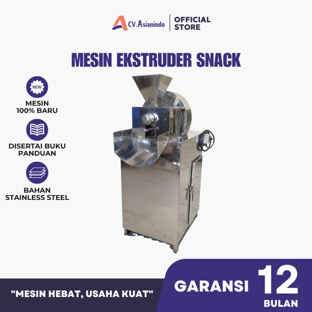 Mesin Extruder Snack Makanan Ringan Asianindo