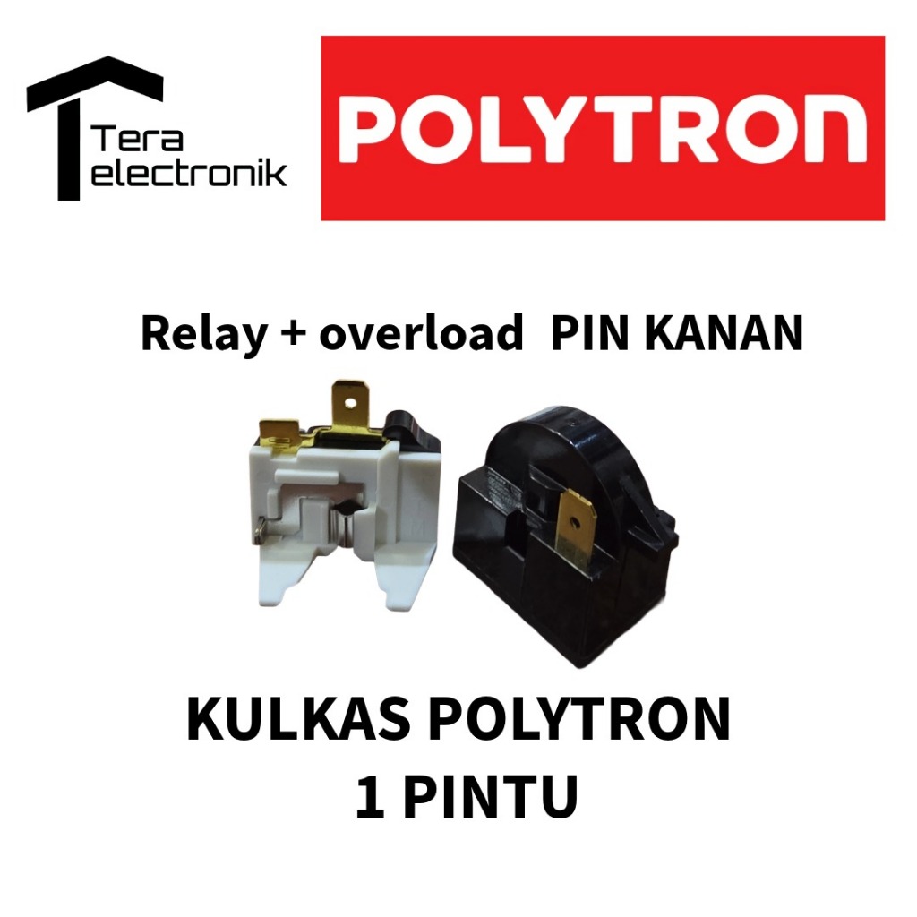 Relay + Ptc Overload Kulkas 1 Pintu polytron