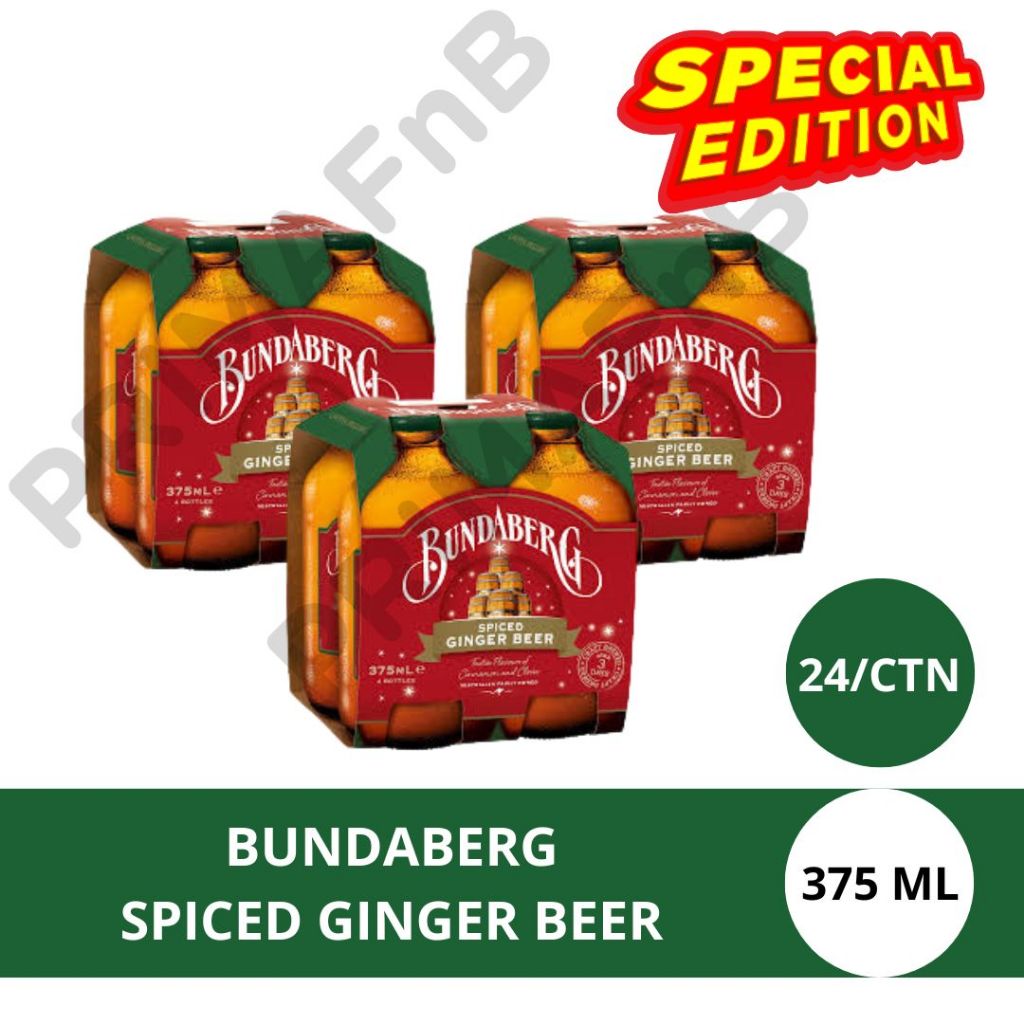Bundaberg Spiced Ginger Beer  375ml (Bundling 12 pcs)