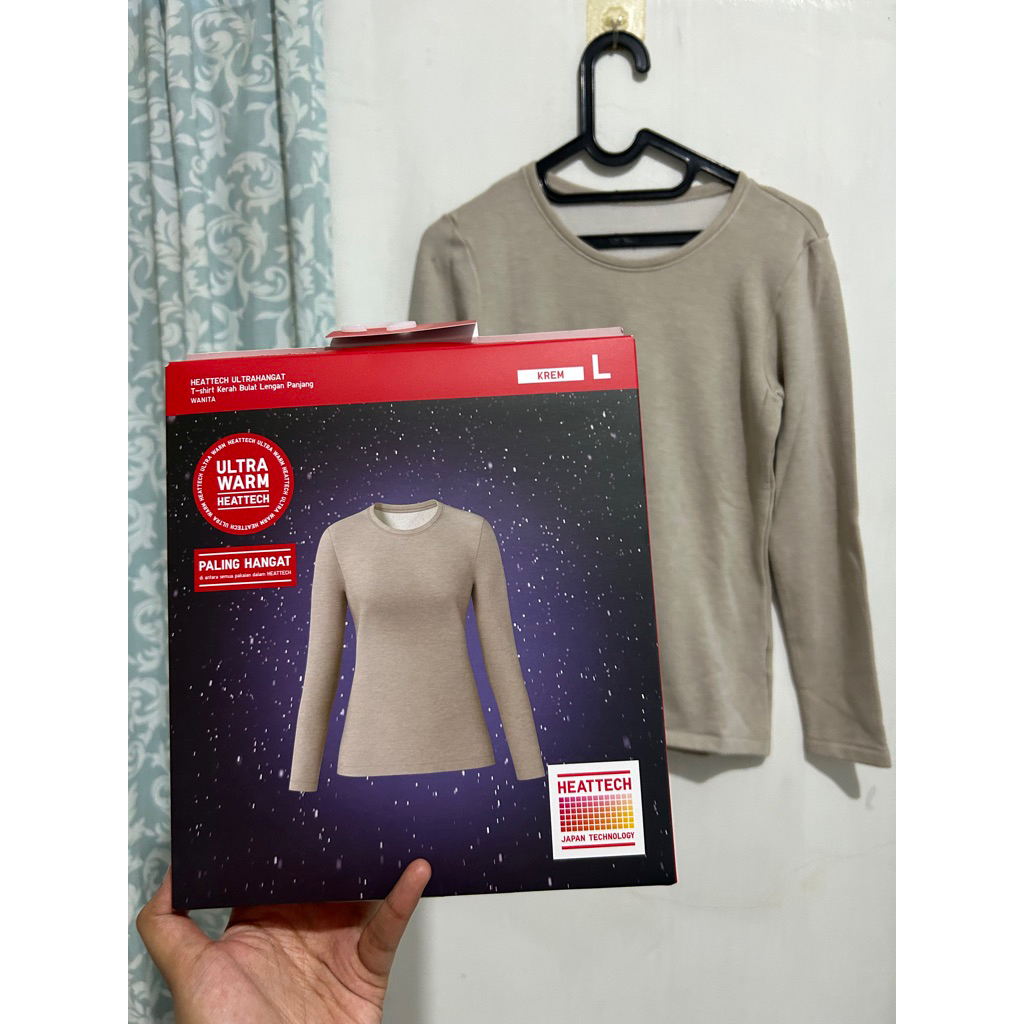 Preloved Heattech Ultra Warm - Atasan inner Termal uniqlo