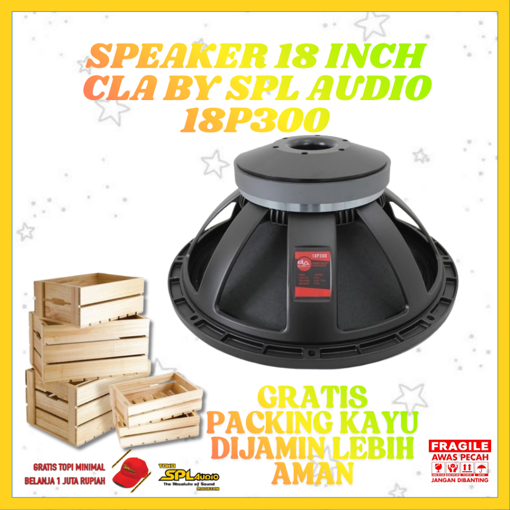 CLA By SPL Audio Speaker 18 Inch 18P300